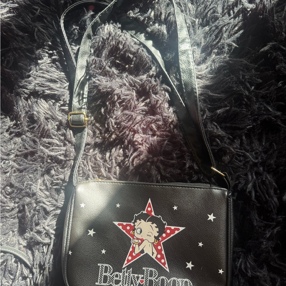 Betty Boop Black and Red Star Handbag